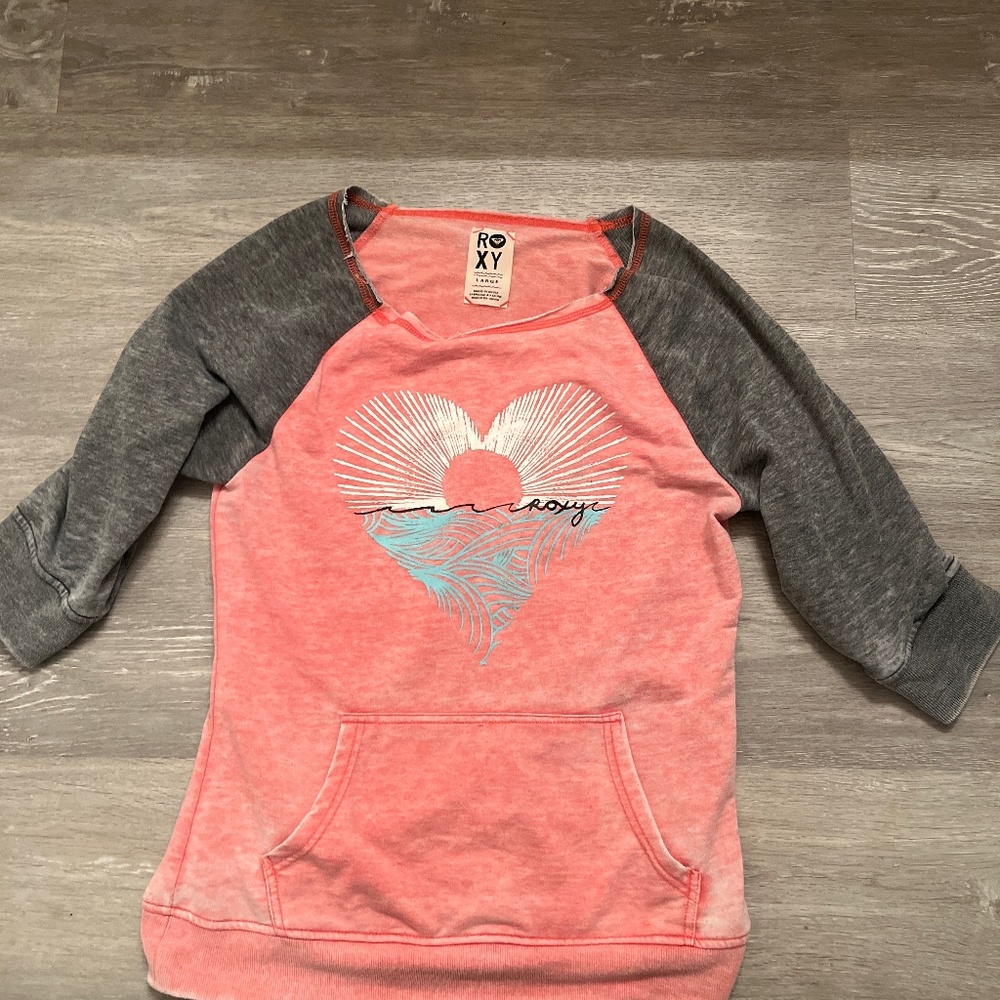 Roxy three quarter sleeve sweatshirt